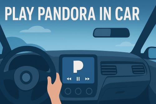 play pandora in car
