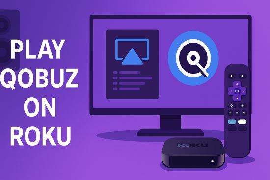 play qobuz on roku