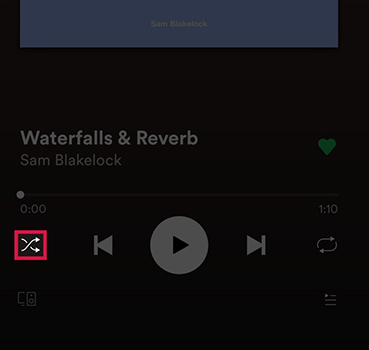 make spotify play album in order android iphone