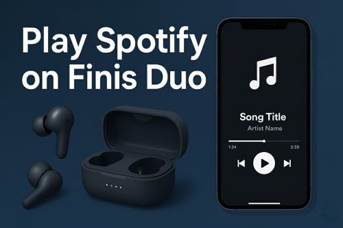 play spotify on finis duo