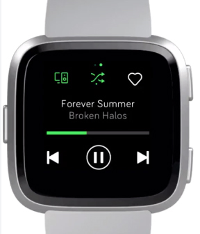 use spotify on fitbit versa