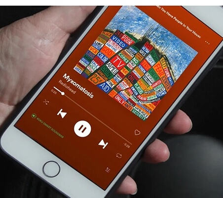 play spotify song on iphone