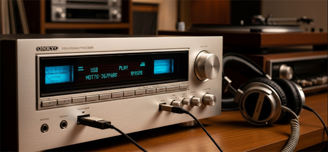 use spotify on onkyo receiver via usb