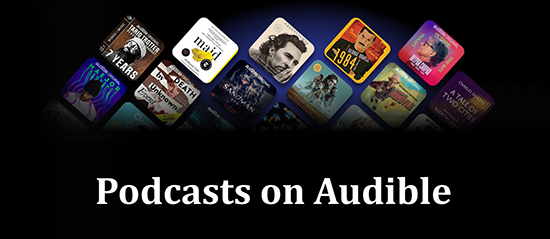podcasts on audible