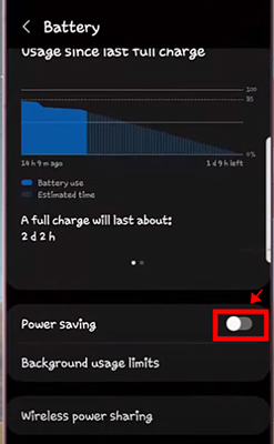 switch power saving android