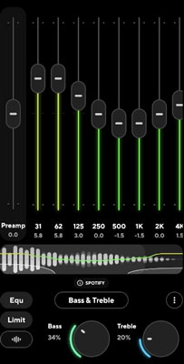 set poweramp equalizer for apple music