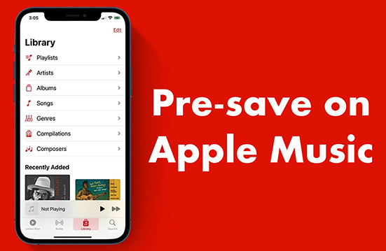 pre save apple music