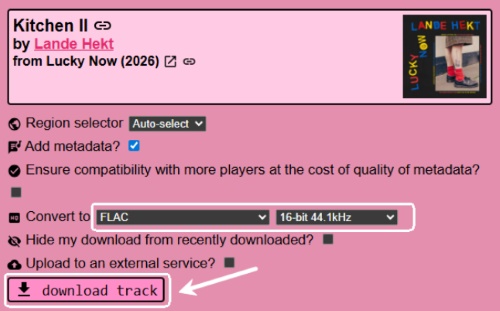 qobuz to flac via lucida