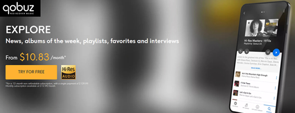 qobuz site to download flac music