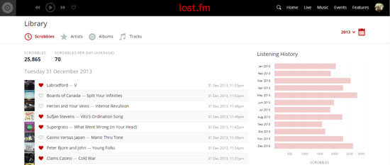 record and download last.fm music