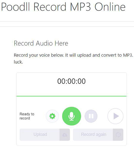 record mp3 online