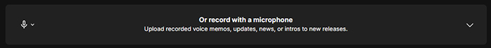 record on soundcloud website