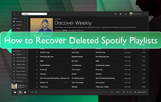 recover deleted spotify playlists
