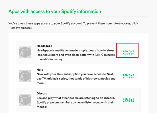 log out of spotify on partner devices