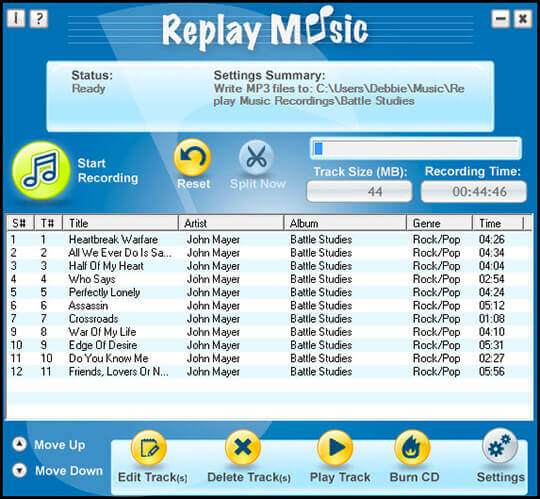 replay music recorder for spotify