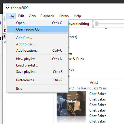 rip audiobook cd to mp3 via foobar2000