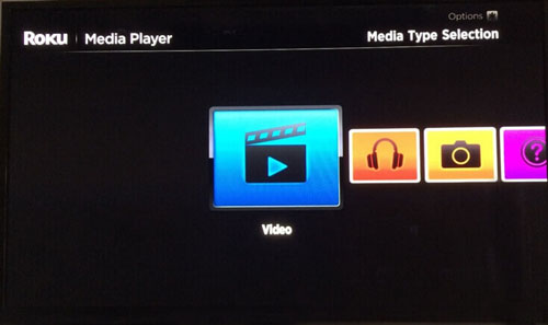 play itunes on roku via usb drive