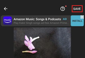 save the tiktok video with amazon music