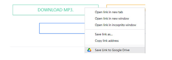save link to google drive via chrome extension