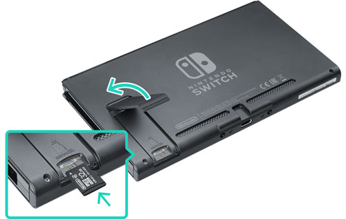 put sd card on nintendo switch