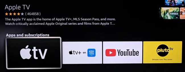 search apple tv firestick