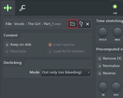 import spotify songs to fl studio via audio clip option