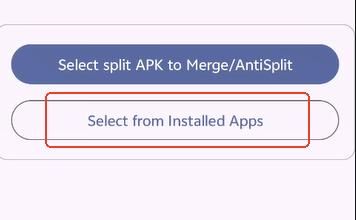 select from installed apks in antisplit m
