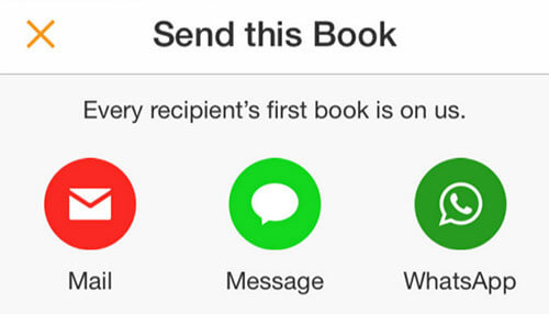 transfer audible books to another account via send this book