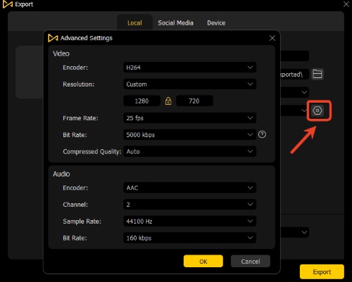 set output settings for apple tv