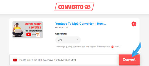 set mp3 for youtube music