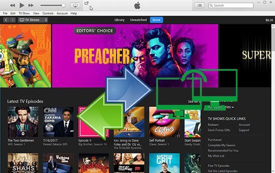 how to share movies on itunes to other accounts