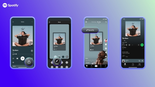 share songs from tiktok to spotify