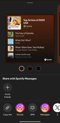 share spotify wrapped 2025