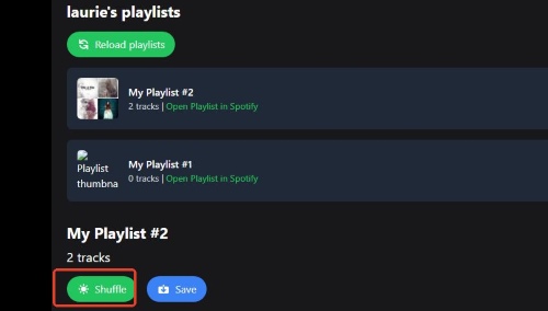 shuffle spotify playlist on spotify shuffler