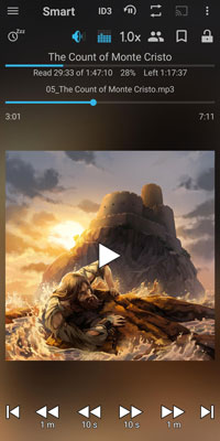 samrt audiobook player on android