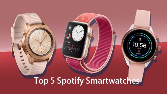 smartwatch with spotify