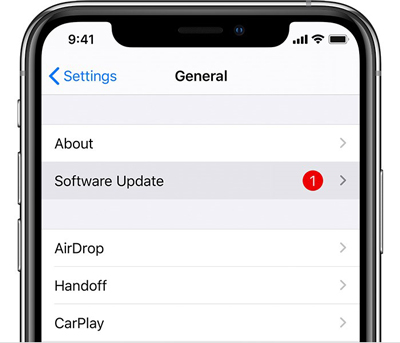 update ios to fix apple music black screen
