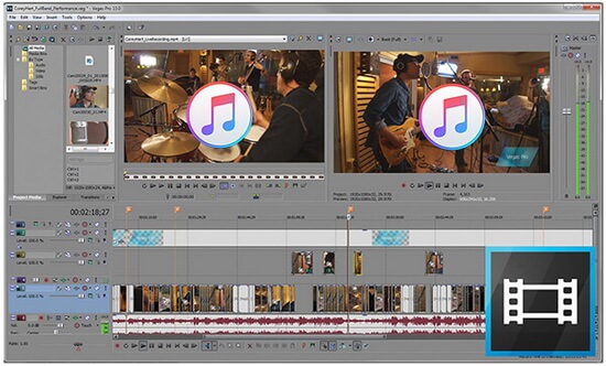 Edit iTunes Videos on sony vegas pro