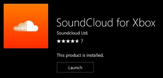 soundcloud software on xbox