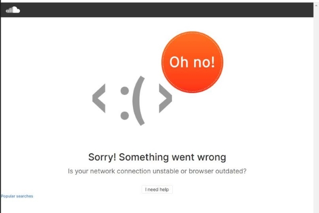 soundcloud upload error