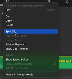 split spotify songs in imovie