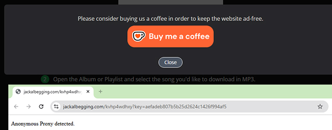 spotidownloader download pop ups
