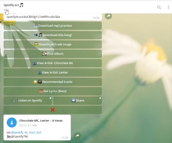 spotify bot telegram