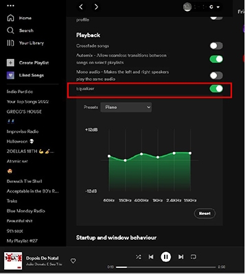 use spotify equalizer mac pc