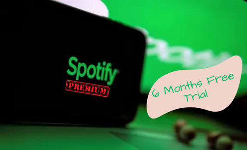 spotify free trial 6 months