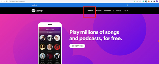 spotify india web player premium