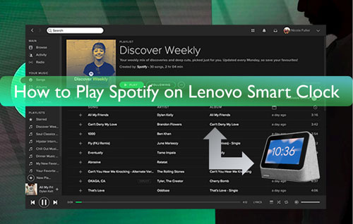 lenovo smart clock spotify
