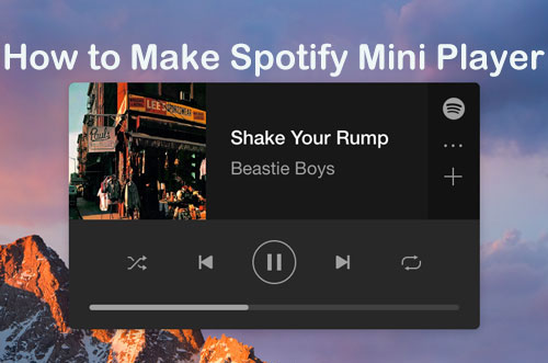 how to make spotify mini player