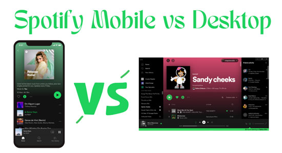 spotify mobile vs desktop