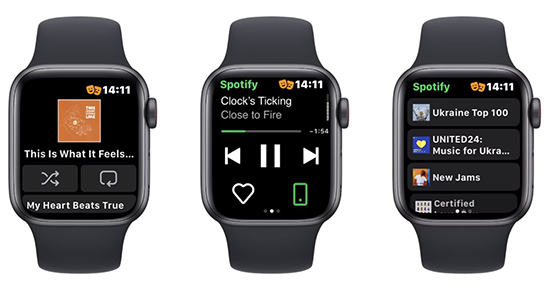 use spotify on apple watch without phone